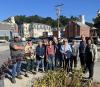 Landscape designer Maude Odgers leads volunteer gardeners in Peterborough