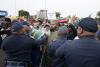Heavy police presence keeps a lid on anti-immigrant violence