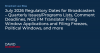 July 2026 Regulatory Dates for Broadcasters – Quarterly Issues/Programs Lists, Comment Deadlines, NCE FM Translator Filing Window Applications and Filing Freezes, Political Windows, and more