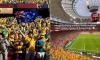 Media outlet gets blasted for telling Socceroos fans to stop chanting Men At Work's classic Land Down Under at the World Cup because Australia has 'outgrown it'