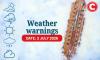 Thursday’s weather: Thunderstorms, snow, strong winds and disruptive waves