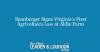 Spanberger Signs Virginia’s First Agrivoltaics Law at Aldie Farm