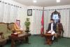 Saudi Ambassador Manikh calls on Speaker Aryal