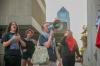 UNF students head downtown to protest jailed activist Conor Cauley