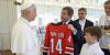NC Labor Commissioner presents Pope Leo XIV with Hurricanes jersey at the Vatican