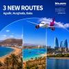 From BTS directly to Africa or Caspian Coast