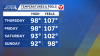 Severe Weather Alert Days for dangerous heat through Friday
