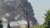 Huge column of black smoke billows from power plant; Dozens of crews on scene