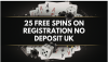 Trust Dice Introduces 25 Free Spins on Registration No Deposit UK Offer for New Players