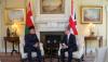 His Majesty meets with Prime Minister of the United Kingdom