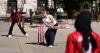 Yvette Cooper plays friendly cricket match with exiled Afghan women’s team