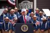 Trump delivers address at Burning Hills Amphitheatre after touring Roosevelt Presidential Library