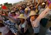 Myanmar Wanbao says almost all villagers refusing to leave Letpadaung mine site now relocated