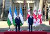 President of Uzbekistan arrives on state visit to Georgia