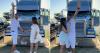 The dream gender reveal of a trucker! Cubans star in the most original reveal in the USA