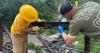 Bridle trail repairs teaching skills to Wyoming Conservation Corps