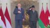 Prabowo Welcomes Belarus President Lukashenko at Palace