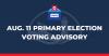 Primary voting reminder from County Clerk Regi Waligora