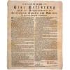 The first newspaper to report on the Declaration of Independence published in German