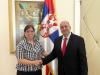 Kozarev Confers with the Ambassador of Greece