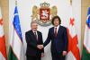 Uzbekistan and Georgia sign strategic partnership declaration.