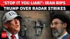 Iran Fires Back at Trump: 'We Never Asked for Doha Talks, Your Radar Strikes Never Happened!'