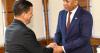 Sahrawi Minister of Foreign and African Affairs received by the president of Botswana