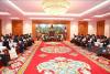 President U Min Aung Hlaing holds talks with Lao National Assembly President