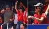 Javier Bardem and Penélope Cruz put on an animated display as they cheer on Spain in the stands after their 3-0 victory over Austria