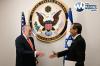 Herzog Visits U.S. Embassy, Delivers Letter To Trump For America’s 250th Independence Day