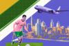 Where are tourists traveling to Philadelphia from for the World Cup?