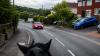 Horse Rider Sees Red Audi Coming Towards Her — Then The Footage Suddenly Jolts