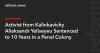 Activist from Kalinkavichy Aliaksandr Yeliseyeu Sentenced to 10 Years in a Penal Colony
