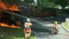5 vehicles, trailer and brush destroyed in Potomac after jump pack catches fire Five vehicles, an enclosed trailer, and nearby brush caught fire in Potomac, Maryland, as an extreme heat wave hit the D.C. area on Friday afternoon.