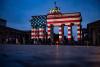 Berlin honours US 250th with red, white and blue Brandenburg Gate