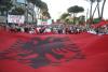 Protest in Tirana Features Toppling of Edi Rama Bust as Demonstrators Escalate Symbolic Actions