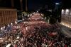 Albanians take to the streets in protest for the 35th night in a row
