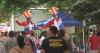 Families gather at Romare Bearden Park to celebrate America 250