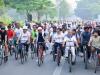 Sports News | Union Sports Minister Mansukh Mandaviya Leads 80th Fit India Sundays on Cycle in New Delhi