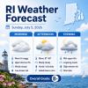 Rhode Island Weather for July 5, 2026