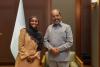 Somali President meets St. Louis Park Mayor Nadia Mohamed in Mogadishu