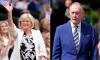 Sue Barker returns to Centre Court at Wimbledon as she joins Geoff Hurst and Britain's sporting heroes in the Royal Box
