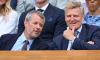 King Frederik X of Denmark takes a seat in the Royal Box at Wimbledon with surgeon friend as tennis-mad monarch watches Novak Djokovic in action