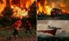 Devastating wildfires sweep through Europe as temperatures rise again in 40C heatwave