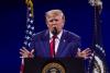 Trump hypes achievement in weather-dampened America 250 speech