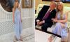 Tiffany Trump makes unusual choice to wear $900 dress by British designer Victoria Beckham to celebrate America 250