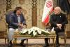 Iranian Parliament Speaker during reception of Al-Nuaimi: Yemenis have provided evidence of unified resistance front strength
