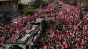 Why are red flags flying at Ayatollah Ali Khamenei’s funeral in Iran?