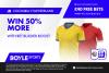 Switzerland vs Colombia: Bet £10, Get £40 free bets + 50% Bet Builder win boost | BOYLE Sports