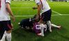 Jordan Henderson left in Mexico after suffering hand injury during horror accident - while his England team-mates fly back to Kansas City base following heroic win at the Azteca